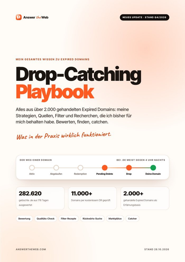 Drop-Catching Playbook Pro Edition